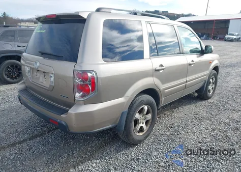 2006 Honda Pilot Ex-L z USA, uszkodzony, nr VIN 2HKYF18596H508048